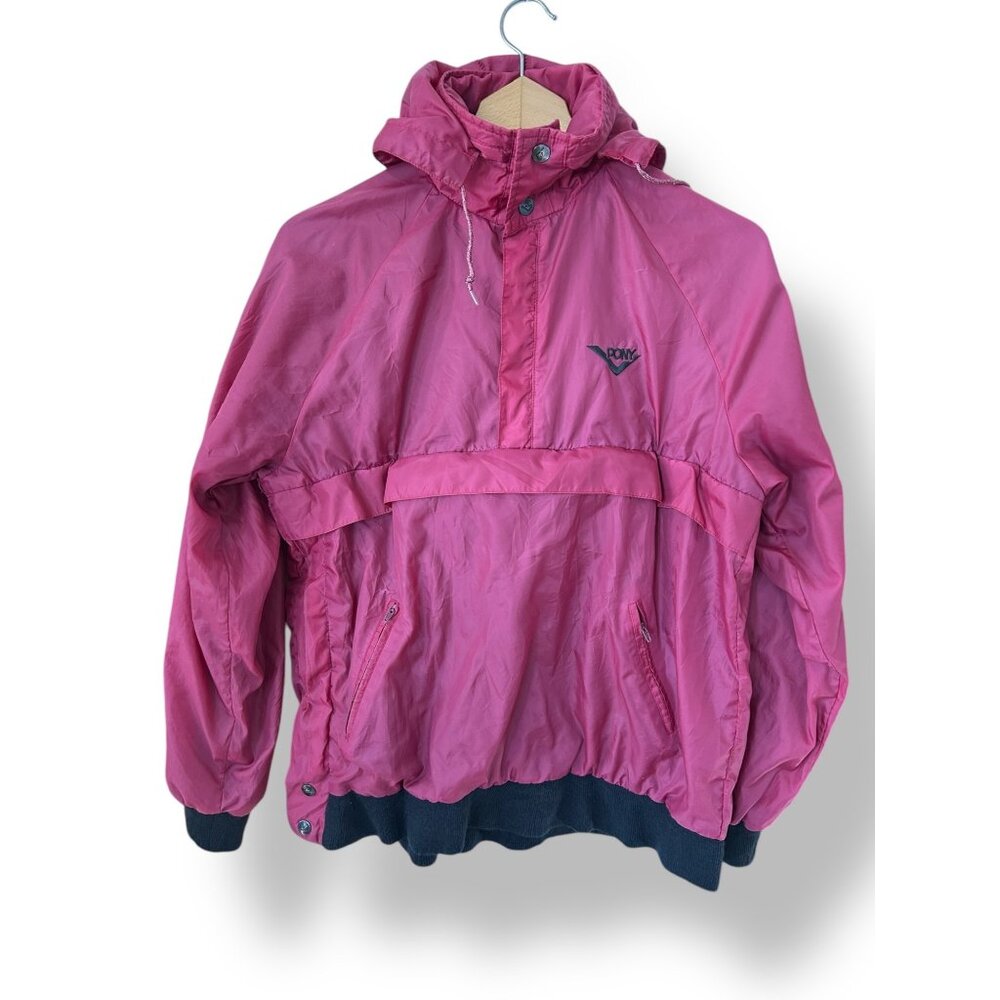 Vintage Pony 1/4 Zip Warm Up Windbreaker